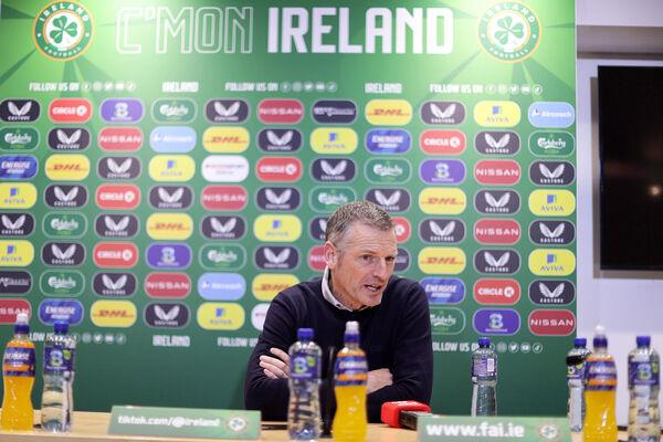 Ireland U21 manager Jim Crawford. Pic Credit ©INPHO/Laszlo Geczo