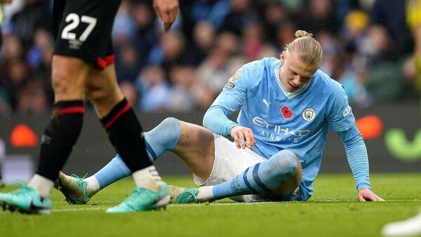 Haaland hobbles off as Man City crush the Cherries